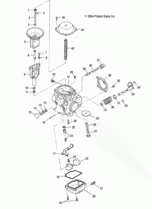 CARBURETOR - A05MH42AB / AG / AH (4994839483C10)