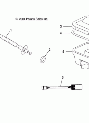 CONTROLS-THROTTLE ASM / CABLE - A05MH50AB / AC / AG / AH / AL / AT / FB (4994169416B09)