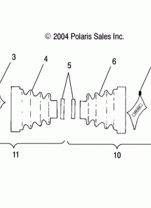 REAR DRIVE SHAFT - A05MH59AK / AN (4994279427B13)