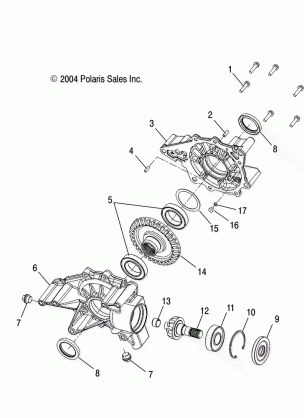 REAR GEARCASE - A05MH59AK / AN (4994229422D05)