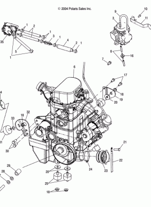 ENGINE MOUNTING - A05MH59AK / AN (4994199419B01)