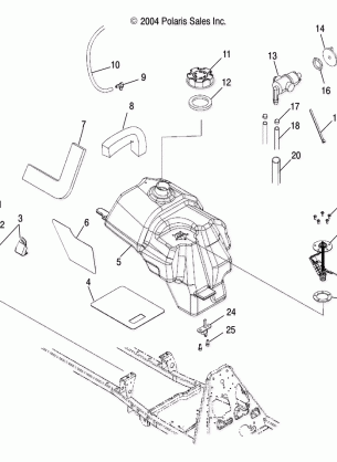 FUEL TANK - A05MH59AK / AN (4994199419B03)