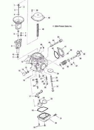 CARBURETOR - A05MH59AK / AN (4994199419D11)