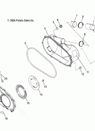 CLUTCH COVER - A05MH59AK / AN (4994279427C12)