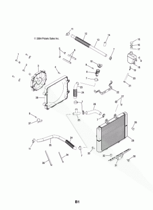 COOLING SYSTEM - A05MH68AC / AS / AT / AU / AW (4994279427B01)