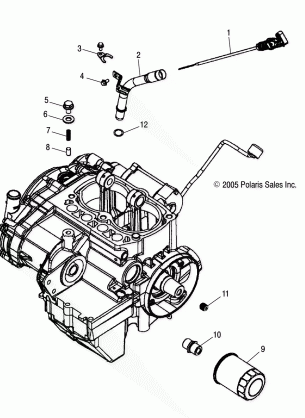 DIPSTICK and OIL FILTER - A05MH68AC / AS / AT / AU / AW (4999200229920022D10)