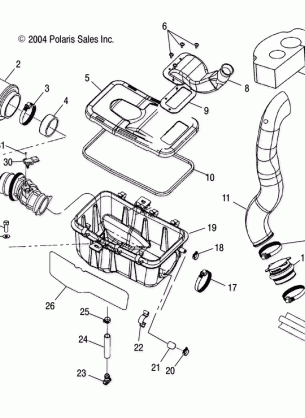 AIR BOX - A05MH68AC / AS / AT / AU / AW (4994279427A14)