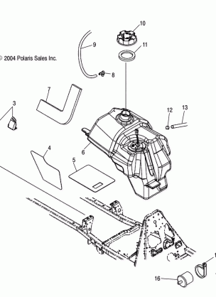 FUEL TANK - A05MH68AC / AS / AT / AU / AW (4994279427B05)