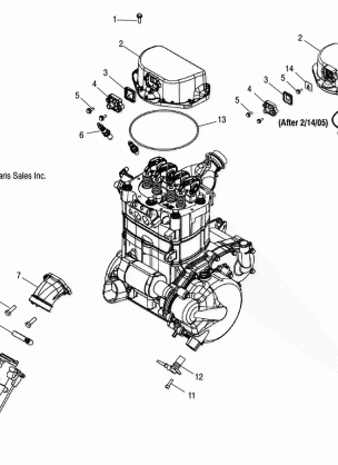 THROTTLE BODY MOUNTING - A05MH68AC / AS / AT / AU / AW (4994279427D14)