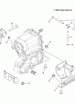 TRANSMISSION MOUNTING - A05MH68AC / AS / AT / AU / AW (4994199419D01)