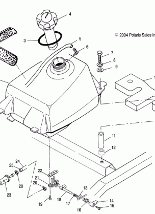 FUEL TANK - A05BG50AA / FA (4994789478A12)