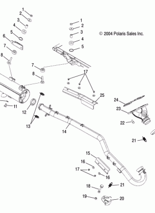 EXHAUST SYSTEM - A05MH68AP (4999609960A14)