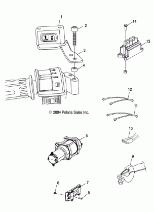 WINCH ASM. - A05MH68AP (4999609960A11)