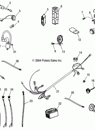 ELECTRICAL PARTS - A05PB20EA / EB / EC / ED (4999709970C07)