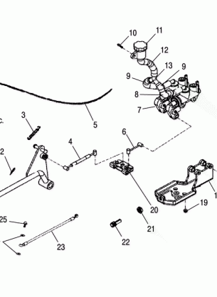 BRAKE REAR - A05PB20EA / EB / EC / ED (4999709970C01)