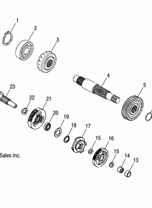 TRANSMISSION - A05PB20EA / EB / EC / ED (4999709970A14)