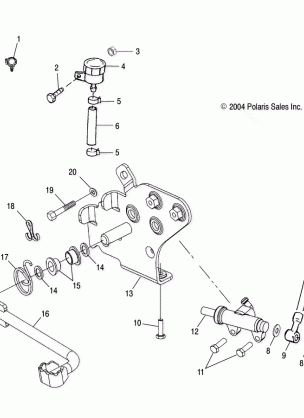 REAR BRAKE MASTER CYLINDER - A05CA32AA / AB / AC / FA (4994839483B03)