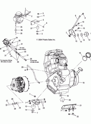 ENGINE MOUNTING - A05CA32EA (4999200489920048A09)