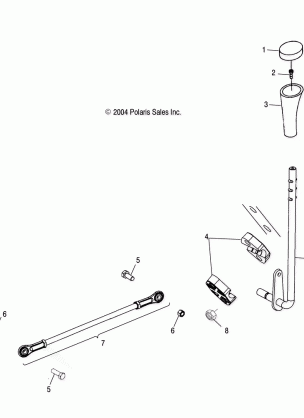 GEAR SELECTOR - A05CB32AA (4994889488C05)