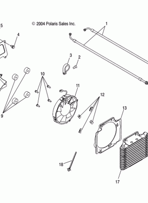 OIL COOLING - A05CD32AA / AB / AC (4994909490A14)