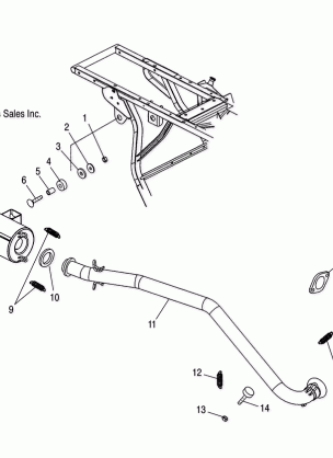 EXHAUST SYSTEM - A05CD32AA / AB / AC (4999201699920169B02)