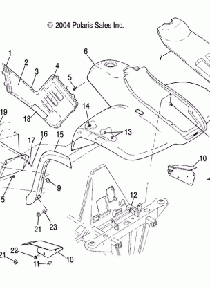 FRONT CAB - A05CD32AA / AB / AC (4994909490A05)