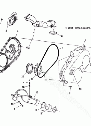 CLUTCH COVER - A05CD32AA / AB / AC (4997869786C13)