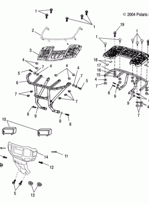 BUMPER / RACKS - A05FA09CA / CB / CC (4995069506B03)