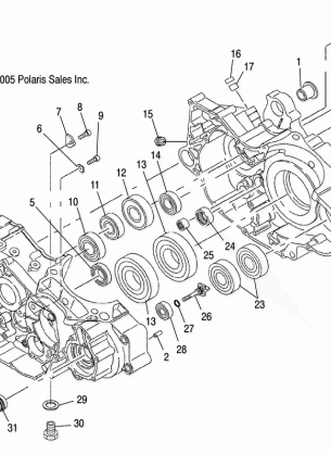 CRANKCASE - A05GJ50AA / AB / AC (4999201849920184C03)