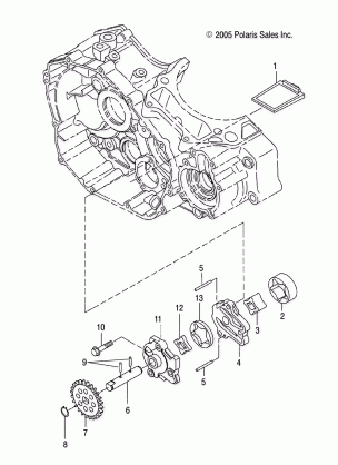 OIL PUMP - A05GJ50AA / AB / AC (4999201849920184C09)