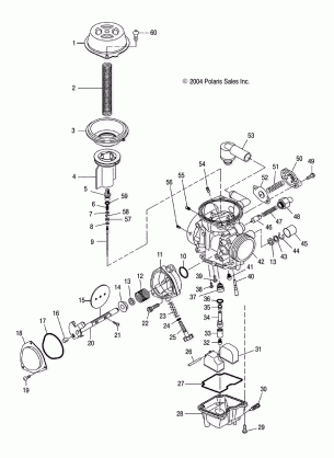 CARBURETOR - A05GJ50AA / AB / AC (4995119511C09)