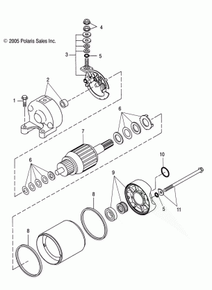 STARTING MOTOR - A05GJ50AA / AB / AC (4999201899920189D04)