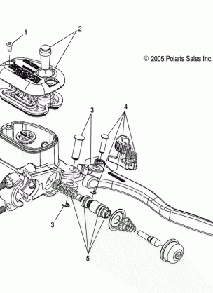 FRONT BRAKE MASTER CYLINDER - A05GJ50AA / AB / AC (4999201849920184B11)