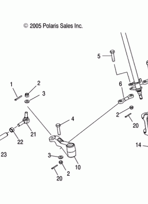 STEERING LOWER - A05GJ50AA / AB / AC (4999201849920184B02)