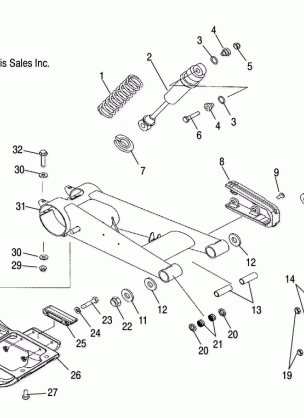 SWING ARM - A05GJ50AA / AB / AC (4995119511B08)