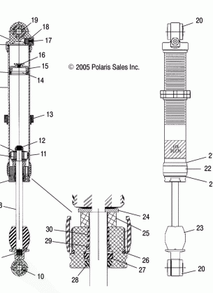 FRONT SHOCK - A05GJ50AA (4999201849920184B14)