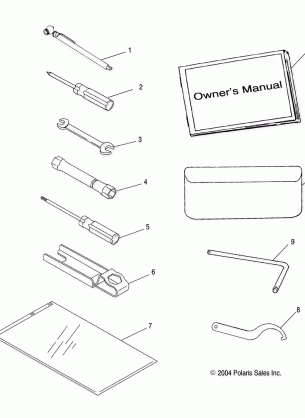 TOOL KIT - A05GJ50AA / AB / AC (4995119511D09)