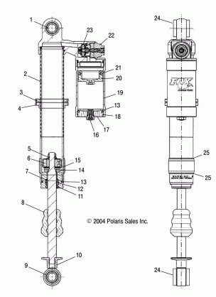 FRONT SHOCK - A05GJ50AB / AC (4995119511C02)