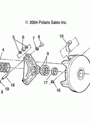 DRIVE CLUTCH - A04BA25CA / CB (4994739473B13)