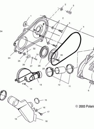 CLUTCH COVER - A04BA25CA / CB (4986208620C01)