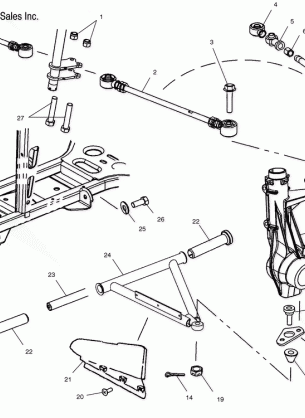 A-ARM / STRUT MOUNTING - A04CH59AF / AH / AJ / AT / AV (4987438743B06)