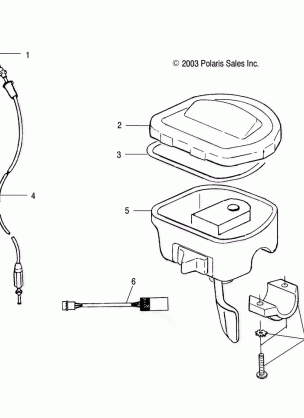 CONTROLS-THROTTLE ASM / CABLE - A04CH59AF / AH / AJ / AT / AV (4987468746B10)