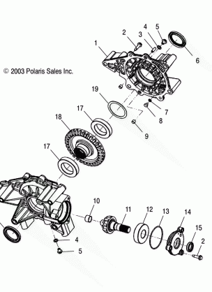 REAR GEARCASE - A04CH59AF / AH / AJ / AT / AV (4987468746D01)