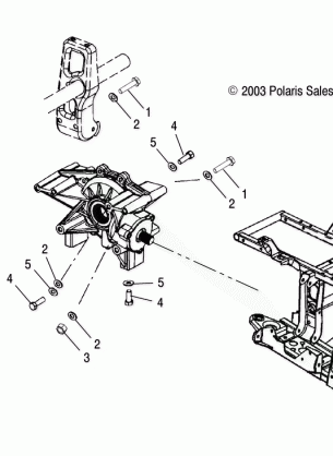 REAR GEARCASE MOUNTING - A04CH59AF / AH / AJ / AT / AV (4987468746D02)