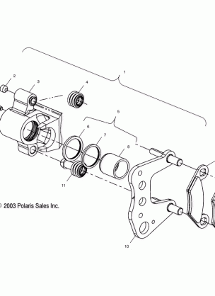 FRONT BRAKE - A04CH59AF / AH / AJ / AT / AV (4986128612B09)