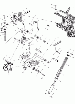 REAR SUSPENSION - A04CH59AF / AH / AJ / AT / AV (4986108610C05)