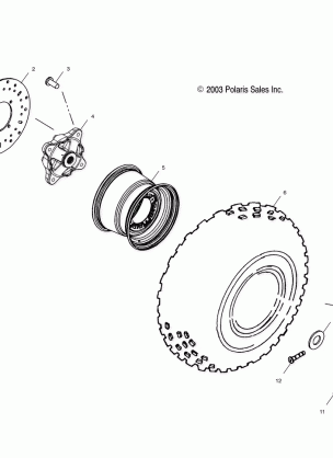 FRONT WHEEL - A04CH59AF / AH / AJ / AT / AV (4987318731B07)