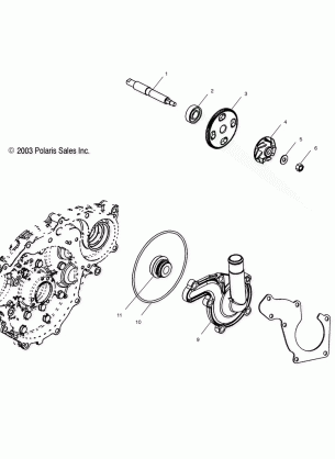 WATER PUMP - A04CH59AF / AH / AJ / AT / AV (4986128612D11)