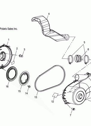 CLUTCH COVER - A04CH59AF / AH / AJ / AT / AV (4987438743C05)