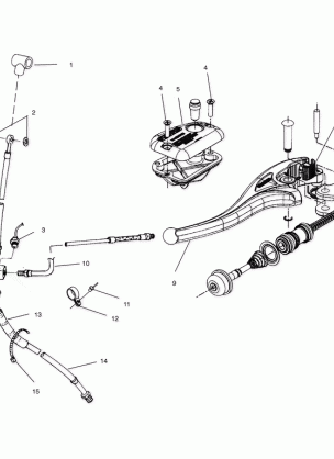 CONTROLS - MASTER CYLINDER / BRAKE LINE - A04CH59AF / AH / AJ / AT / AV (4986108610B10)